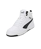 PUMA Rebound V6, Scarpe da ginnastica Unisex - Adulto, White Black, 43 EU