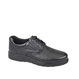 Valleverde 36835 Scarpe Uomo Classiche Stringate Basse in Vera Pelle Nero, 43