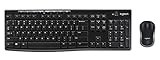 Logitech MK270 Combo Tastiera e Mouse Wireless per Windows, 2,4 GHz Compatto, 8 Tasti Multimediali e di Scelta Rapida, Durata della Batteria 2 anni, PC, Laptop, Italiano QWERTY - Nero