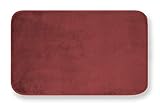 GEMITEX MERLINO 50X80 Tappeto ULTRASSORBENTE, Polyester, Bordeaux