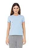 Elisabetta Franchi T-Shirt Donna Baby Blue MA20616E2 Q80 46