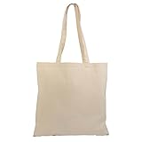 Imbalshopper CONFEZ. 10 PEZZI BORSE SHOPPER COTONE NATURALE - CM 38x42