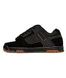 DC Shoes - Sneaker Stag, Uomo, Nero (Black/Gum), 42