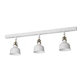 Ikea RANARP - Binario da soffitto, 3 faretti, colore: Bianco