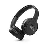 JBL Tune 510BT Cuffie On-Ear Wireless, Bluetooth 5.0, Pieghevole, Microfono Integrato, Connessione Multipoint e ad Assistente Vocale, fino a 40 Ore di Autonomia e Ricarica Veloce, Nero