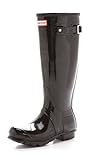 Hunters - Original Tall Gloss, Stivale, unisex, Negro, 38