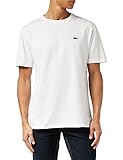 Lacoste Th7618 Magliette, Blanc, L Uomo