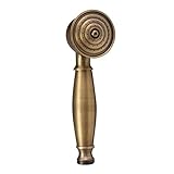 Rame Antico Bagno Palmare Soffione Doccia for Doccia Rubinetto Hand Held Shower Head for Rubinetto del Bagno Spray (Color : Antique)