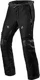 REV IT! Revit Valve H2O Pantaloni Moto in Pelle (Black,54)