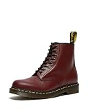 DR MARTENS 8 Eye Boot, Sneaker Unisex-Adulto, Cherry Red Smooth, 38 EU