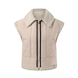 Gilet Tirolese Donna - Giacca da Donna Casual calda alla Moda per l autunno e l inverno Giacca Felpata