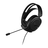 ASUS TUF Gaming H1 Wired Headset (Discord Certified Mic, 7.1 Surround Sound, 40mm Drivers, 3.5mm, Lightweight, For PC, Switch, PS4, PS5, XBOX One, XBOX Series X, S, and Mobile Devices)- Black