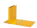 Favorit Raccoglitore, 22 x 30 cm, 4 Anelli Tondi da 30 mm, Giallo