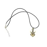 BEAHING Creative Supernatural Dean Winchester Mask Necklace Amulet Demone Villana Collana Gioielli Bronzo, Collana Gioielli