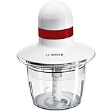 Bosch MMRP1000 Tritatutto Universale, 400 W, 0.8 Litri, 0 Decibel, Plastica, Lame in Acciaio Inox, Bianco