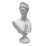 Design Toscano Diana di Versailles: busto scolpito in marmo-resina sintetico