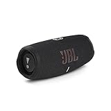 JBL Charge 5 Speaker Bluetooth Portatile, Cassa Altoparlante Wireless Resistente ad Acqua e Polvere IPX67, Powerbank integrato, USB, PartyBoost, Bass Radiator, Fino a 20h di Autonomia, Nero