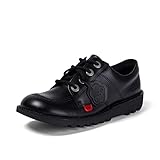 Kickers - Scarpe basse stringate, Uomo, Nero (Schwarz), 36 EU