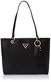 Guess Noelle Noel Tote, Borsa Donna, Black, Unica