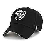 Oakland Raiders cappello NFL Authentic 47 Brand mvp regolabile Velcroback nero calcio e berretto taglia unica da adulto unisex 85% acrilico ,15% lana