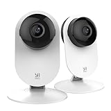 YI Pro Home Camera 2K(3MP) Videocamere Sorveglianza Interno Kit da 2,WIFI a 2.4GHz,Rilevamenti Avanzati,Visione Notturna,Notifiche in Tempo Reale,Compatibile con Alexa,Google Assistant,Micro Scheda
