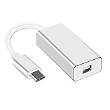 YMY USB C a Mini Displakport Adapter 4K 60Hz, USB Tipo C a Mini DP Converter Plug e Play Compatible con MacBook Pro, Chromebook Pixel, Alienware, a LED Cinema Display, Dell Monitor (Silver)