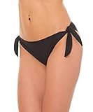 Aquarti Slip Bikini da Donna, Nero, 42