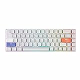 DrunkDeer G65 Rapid Trigger Tastiera Meccanica Interruttori Magnetici Gaming RGB Compatto 65% Dimensione Cablata Anti-ghosting Bianco