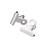 Coideal 30 Pack bianco piccolo Bulldog Hinge Clip Metal Binder Clips (22mm)