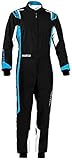 Sparco 002342NRAZ2M Thunder Tuta da Kart Professionale, M, Nero/R