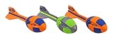 Nerf Vortex - Pallone da Calcio Unisex Aero Howler, 2 Arancioni e 1 Verde, 32 cm