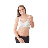 Medela Ultra Stretch Reggiseno Gravidanza e Allattamento, Bianco, M