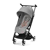 CYBEX Gold Passeggino Libelle con Cintura One-Pull, Per Bambini da 6 Mesi a 4 Anni Circa (Max. 22 kg), Ultraleggero (Solo 6 kg), Lava Grey (Grigio)