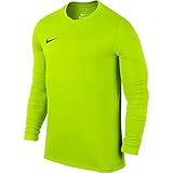 Nike Ls Park Vi Jsy, Maglietta a maniche lunghe Uomo, Verde (Volt/Black), M