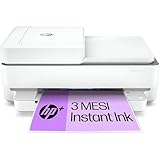 HP Envy 6420e 223R4B, Stampante Multifunzione a Getto d Inchiostro A4 a Colori, Stampa Fronte e Retro Automatica, 10 ppm, Wi-Fi, HP Smart, 3 Mesi di Inchiostro Instant Ink Inclusi con HP+, Bianca