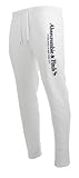 Abercrombie & Fitch Pantaloni da jogging, bianco, M