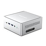 MINISFORUM NAB5 Mini PC, Core i5-12450H 8 Core CPU 16 GB DDR4/512 GB SSD Mini computer desktop, porta HDMI/USB-C, WiFi, BT, USB 3.2 Gen2