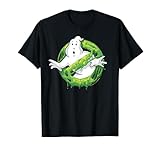 Ghostbusters Ghost Logo Green Slime Maglietta