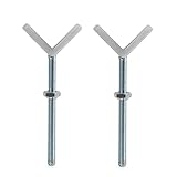 hauck Y-Spindle Adattatore Ringhiere Profili Rotondi - Compatibile con Cancelletti di Sicurezza per Bambini per Porte e Scale hauck e Estensioni - Senza Forare, 2 Pezzi - Bianco