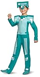 DISGUISE DISK11458G Costume classico Diamond Armour per bambini, ragazzi, L