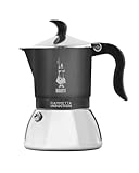 Bialetti Fiammetta Induction Caffettiera, Aluminium, Steel, Grigio, 4 Tazze