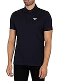 Barbour MML0012-NY31 Tartan Pique Polo SS Blu Navy (Size M)