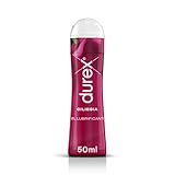 Durex Cherry, Lubrificante Sessuale Intimo, Gel Lubrificante a Base d Acqua Adatto per Rapporti Intimi e Preliminari, Gusto Ciliegia, 50ml