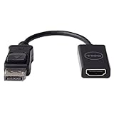 Dell Adattatore da DisplayPort a HDMI, convertitore Video, DisplayPort, HDMI, per Latitude 5420, Optiplex 3070, 5070, 5270, 5480, 70XX, 74XX, 7770, Dell Wyse 5470