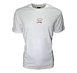 PAUL SHARK Colore Bianco C0P1096 T Shirt in cotone organico con logo Taglia XL
