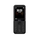 Nokia 5310 Telefono Cellulare Dual Sim, adatto a tutti gli operatori telefonici, 0,02 GB, Display 2.4" a Colori, Bluetooth, Fotocamera, Nero/Rosso [Italia]
