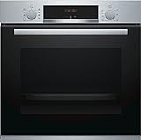 Bosch Elettrodomestici HBA534BS0 Forno Elettrico da Incasso 7 Programmi di Cottura in Acciaio Inox, 71 Litri, Inossidabile