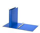 Favorit, Raccoglitore ad Anelli in Cartone, 1 Pezzo, 22 x 30cm, 4 Anelli Tondi da 30mm, Azzurro