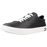 Tommy Jeans Uomo Sneakers Vulcanizzate Scarpe, Nero (Black), 42