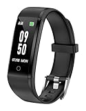 GRV Orologio Contapassi da Polso senza Bluetooth senza APP senza Cellulare Pedometro Orologio Fitness Tracker Semplice Conta Calorie KM Sonno Distanza Impermeabile IP68 per Donna Uomo Anziani Bambini